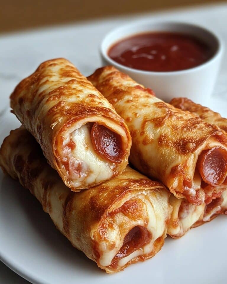 11-Minute Cheesy Pepperoni Pizza Roll-Ups Recipe