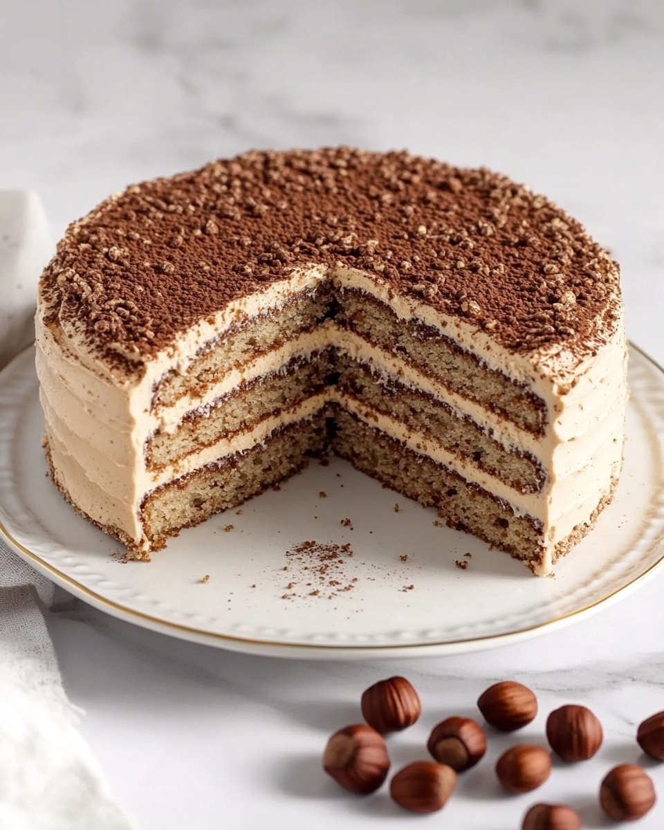 Egyptian Hazelnut Cake Recipe - Recipe Image