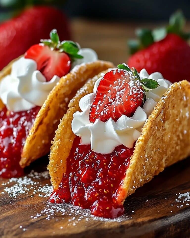 Strawberry Crunch Cheesecake Tacos Recipe