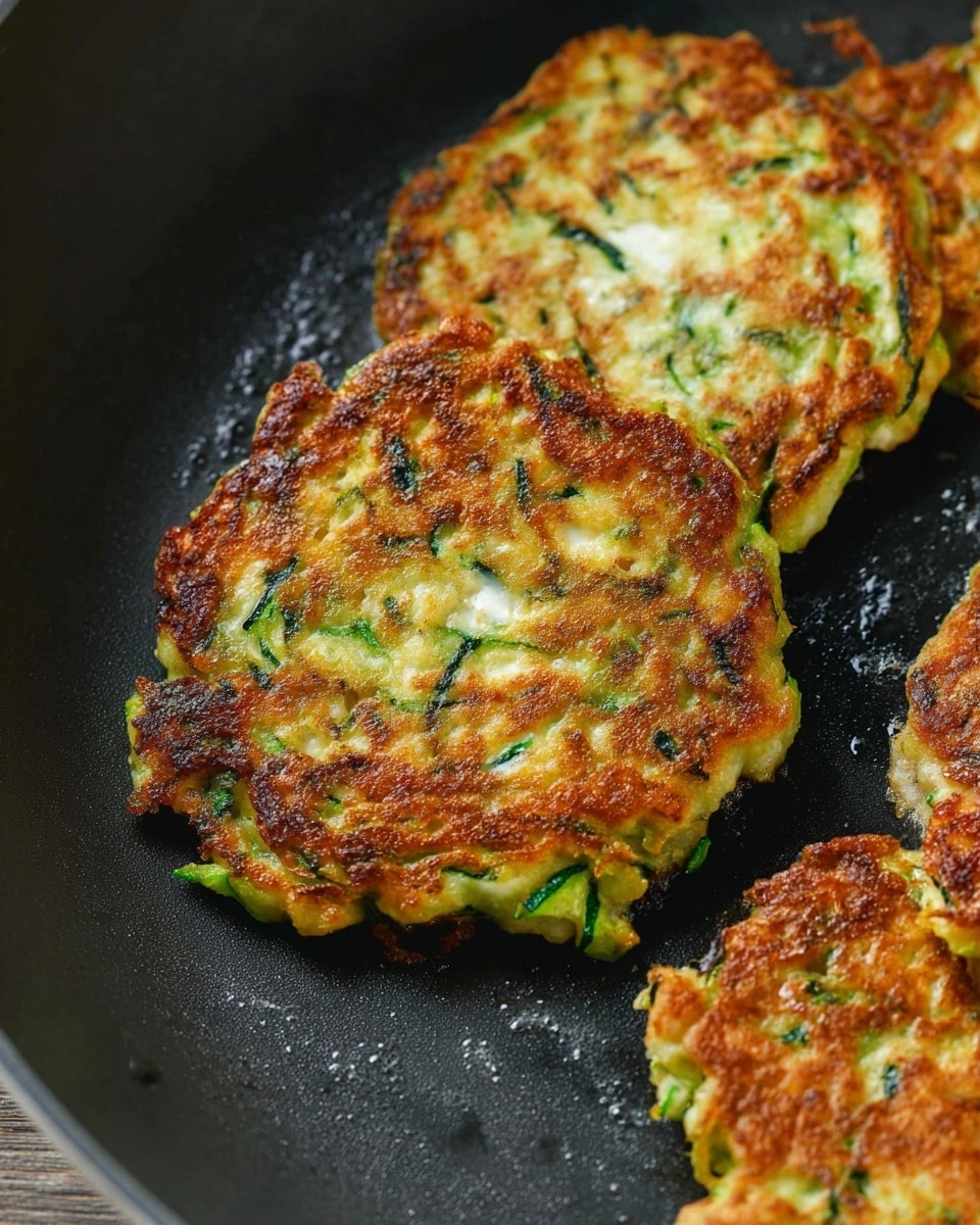 Crispy Zucchini Fritters with Green Onions Recipe