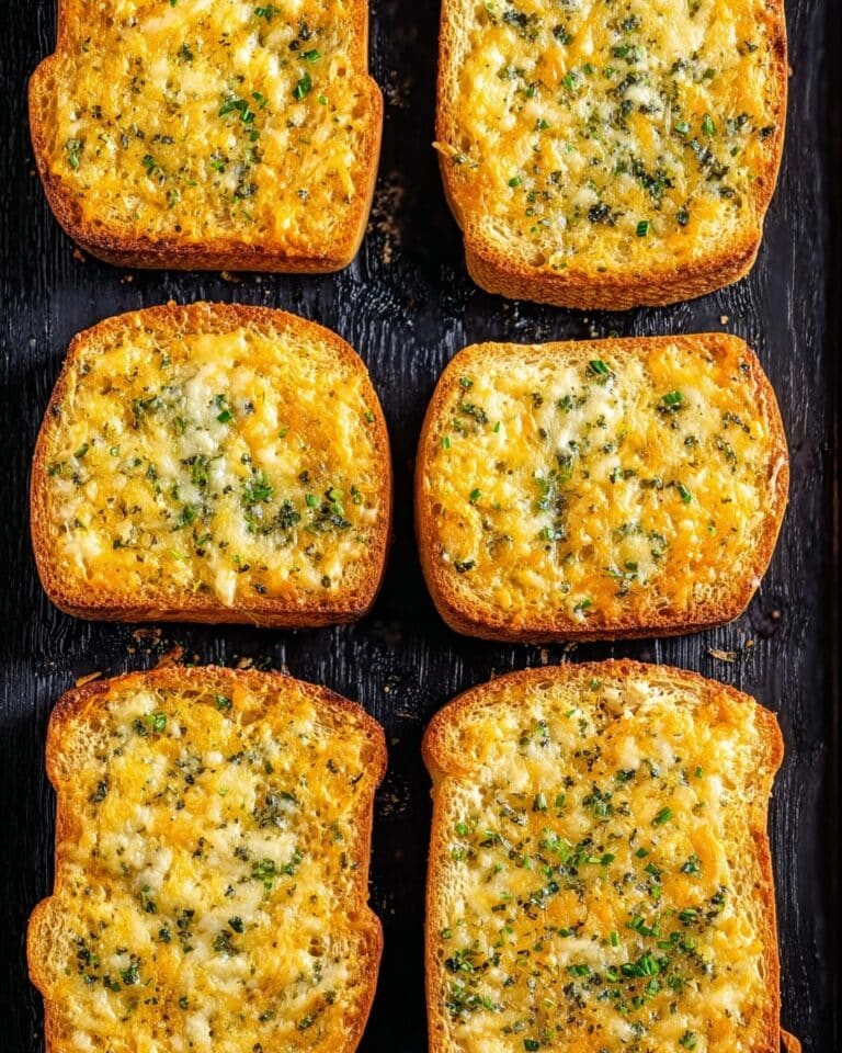 Garlic Bread Cheese Toasts Recipe