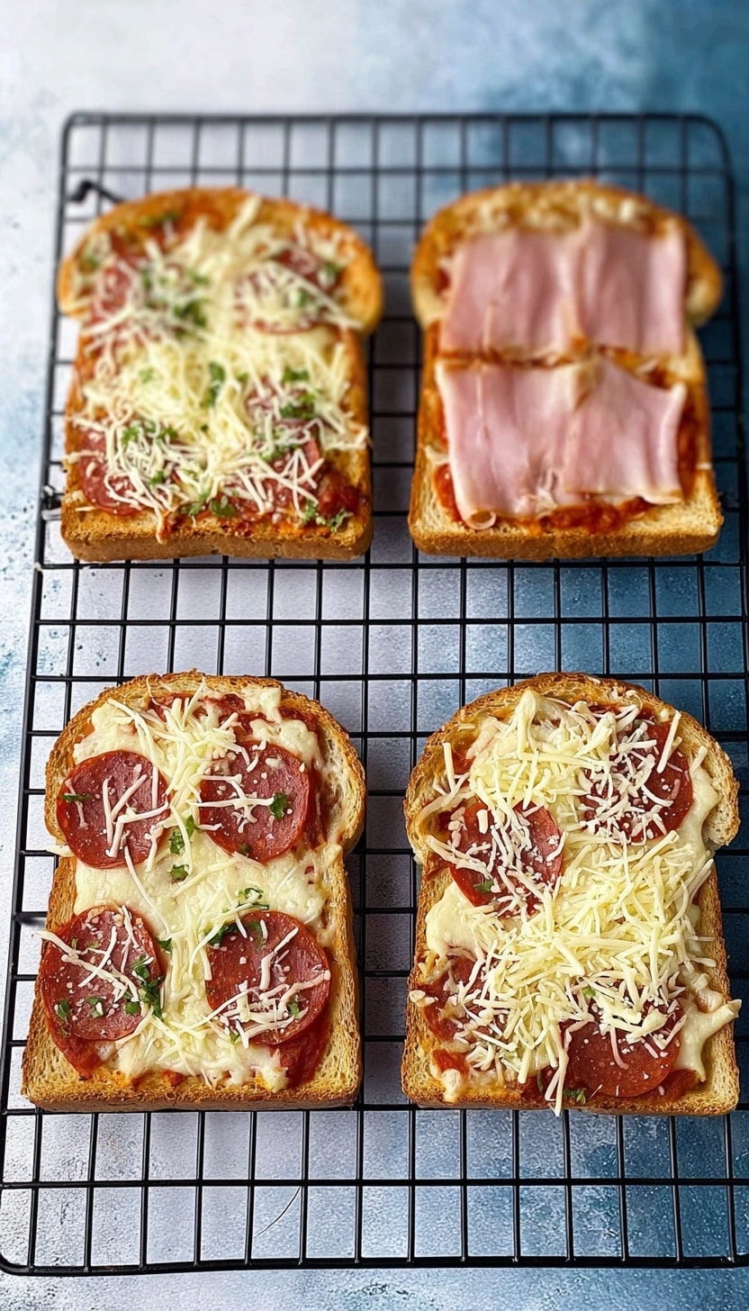 5-Minute Pizza Toast Recipe - Recipe Image