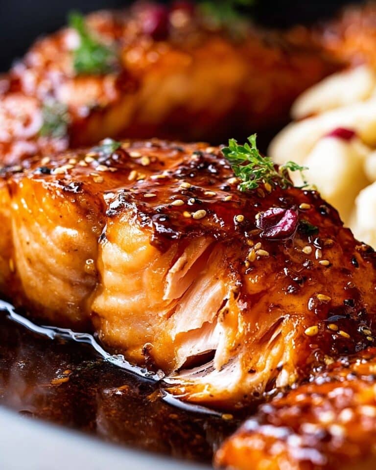 Honey Garlic Glazed Salmon Recipe