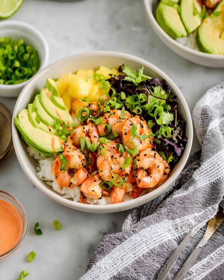 Chili Lime Shrimp Bowls Recipe