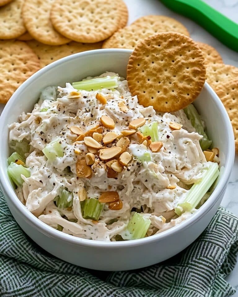 Creamy Chicken Salad with Almonds and Celery Recipe