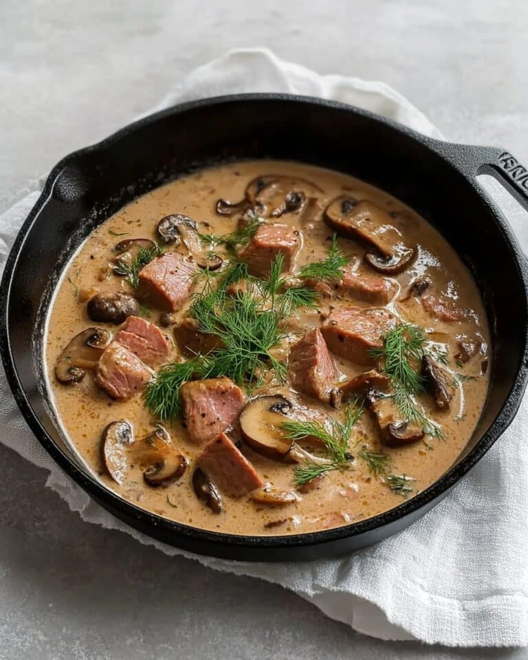 Corned Beef Stroganoff Recipe