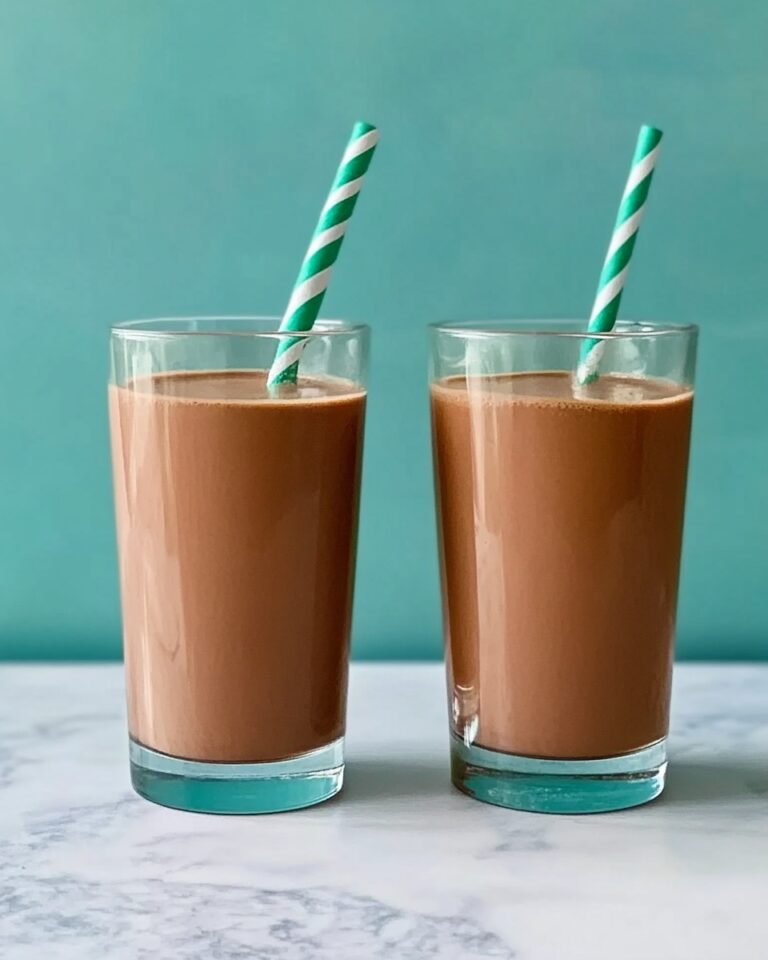 Chocolate Banana Peanut Butter Protein Shake Recipe