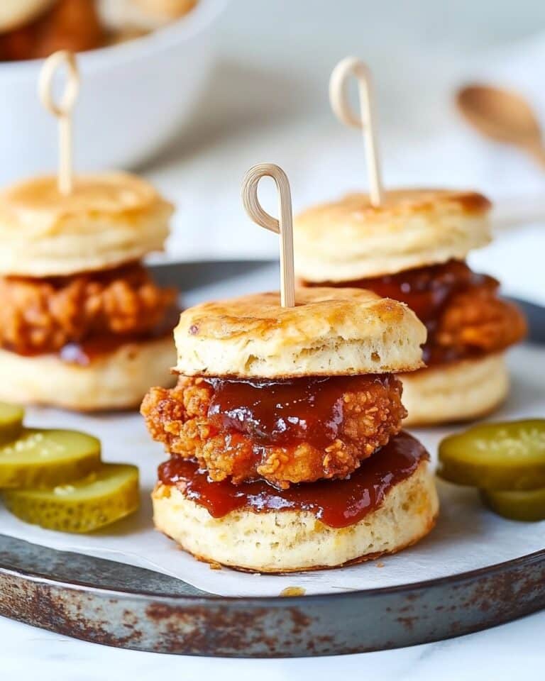 Hot Honey Chicken Biscuits Recipe