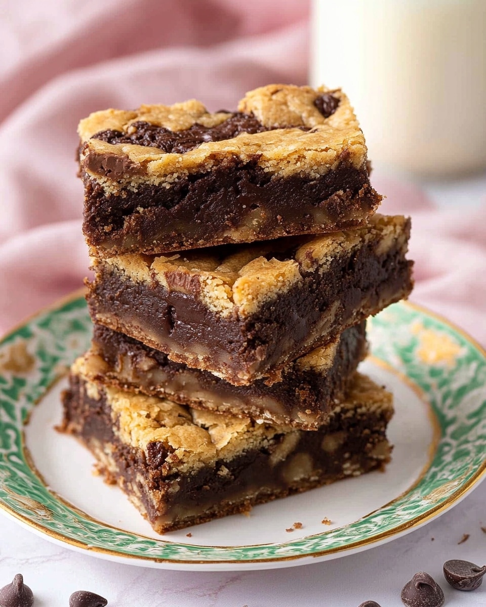 Brookies (Chocolate Chip Brownie Cookies) Recipe - Recipe Image
