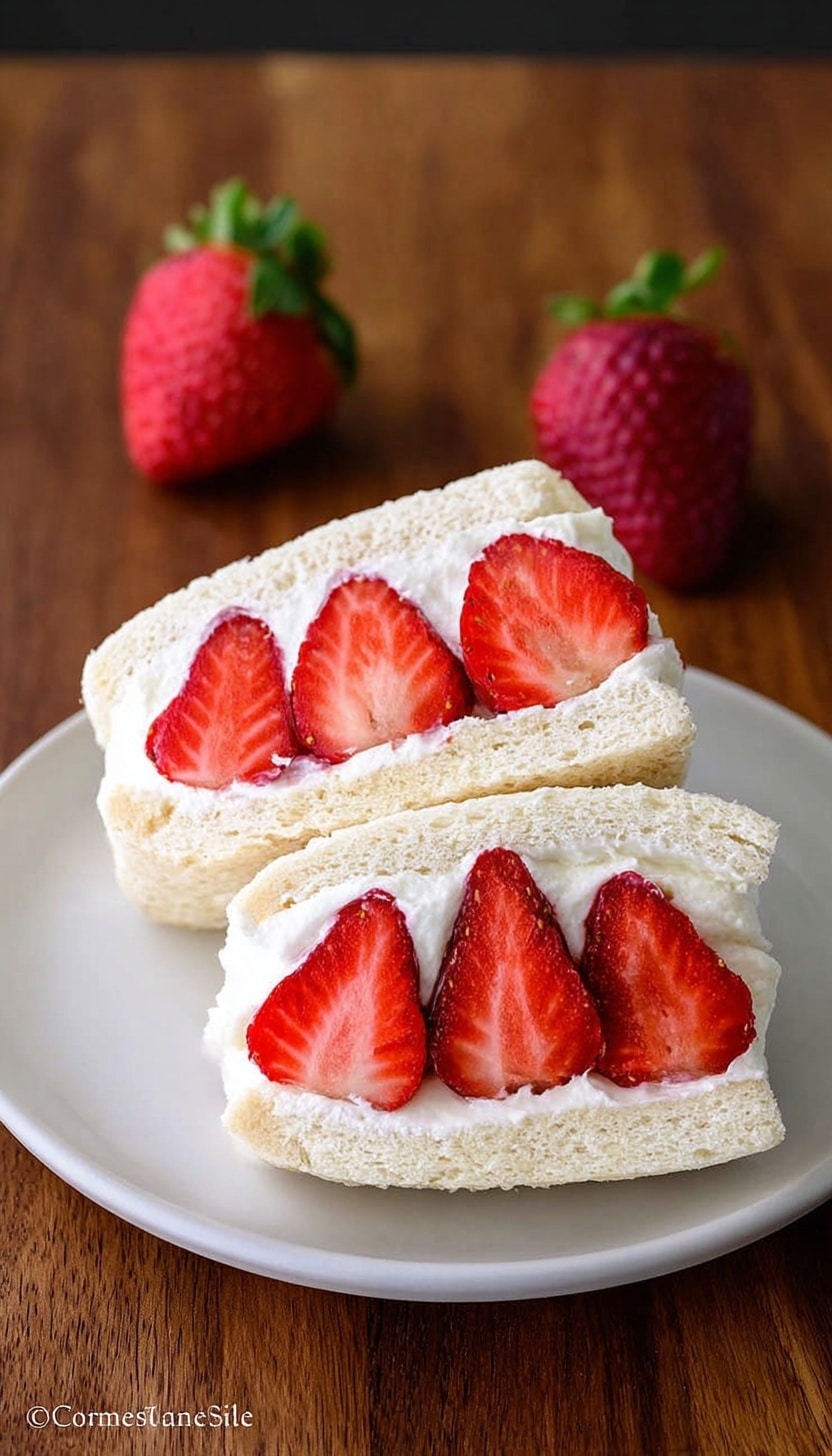 Strawberry Sando Recipe - Recipe Image