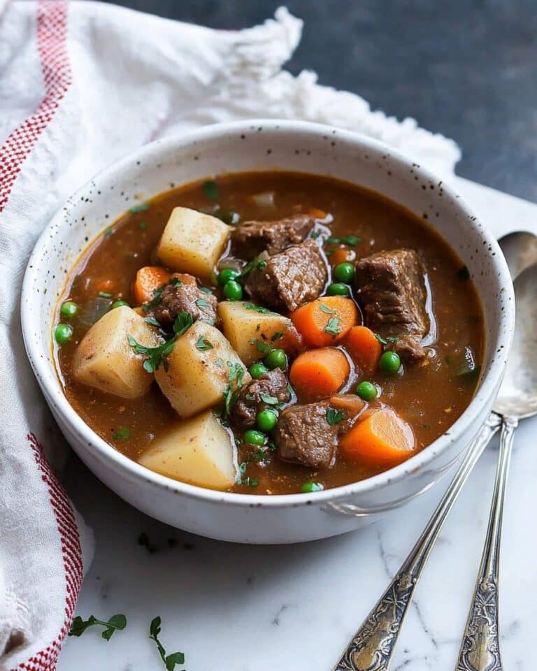 Slow Cooker Vegetable Beef Soup Recipe