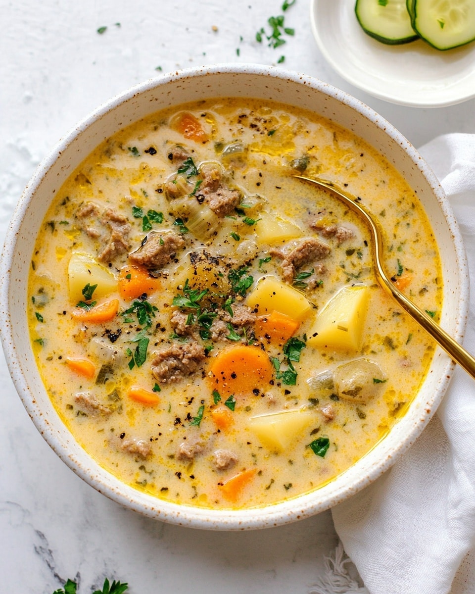 Cheeseburger Soup Recipe - Recipe Image