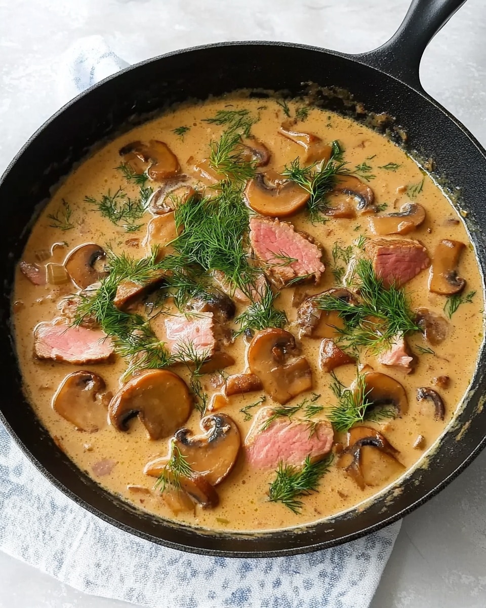 Corned Beef Stroganoff Recipe - Recipe Image