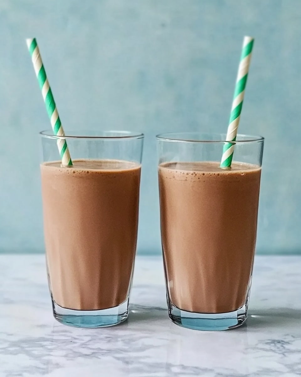 Chocolate Banana Peanut Butter Protein Shake Recipe - Recipe Image