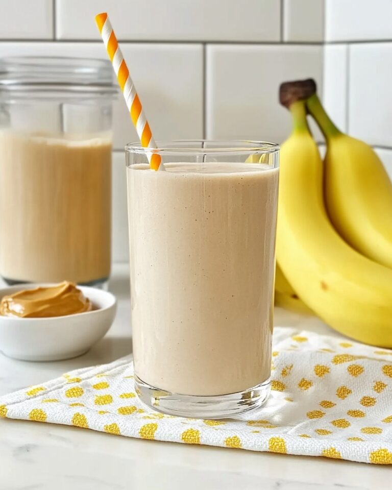 Creamy Peanut Butter Banana Smoothie Recipe