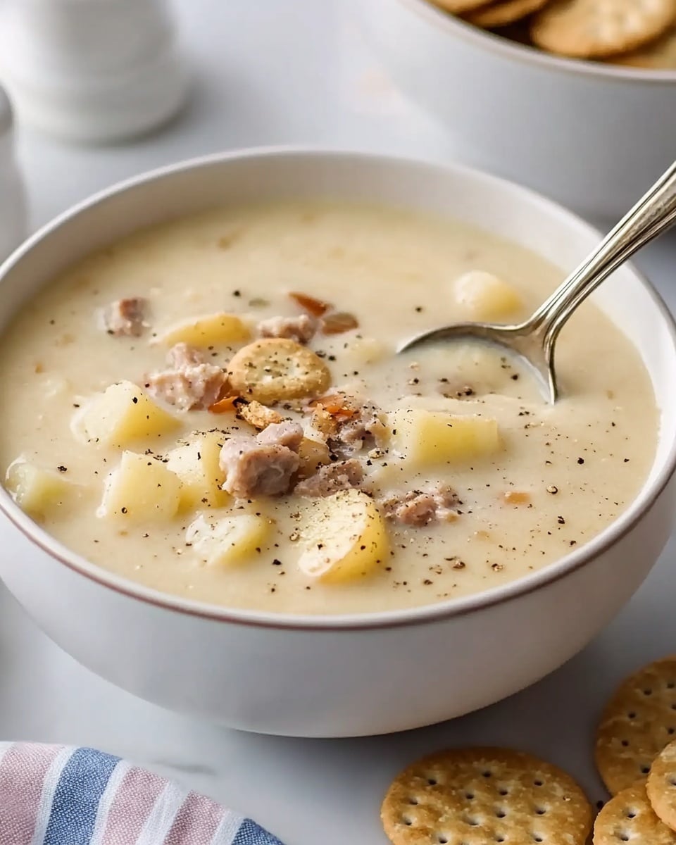 Creamy New England Clam Chowder Recipe - Recipe Image