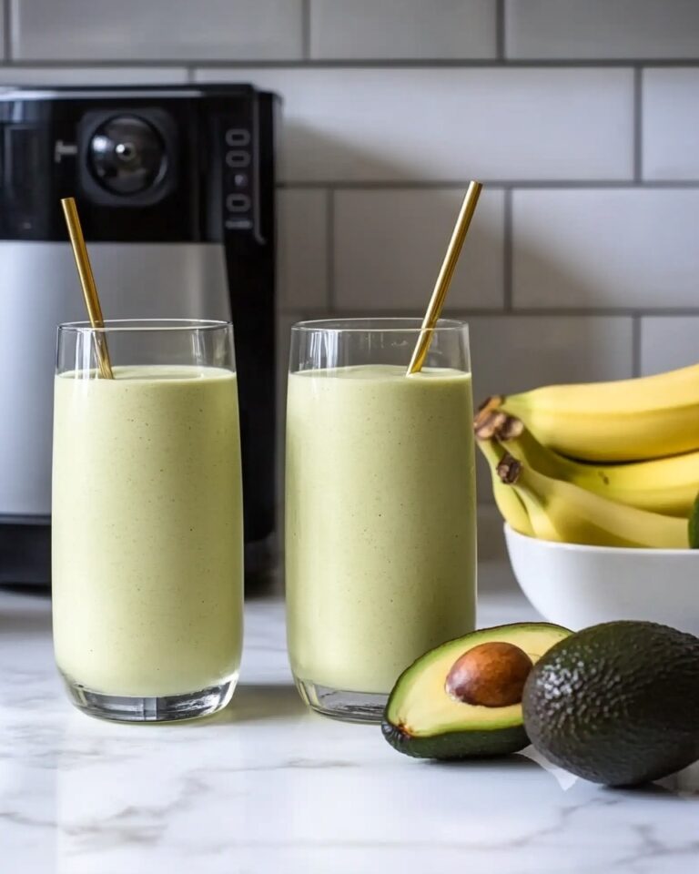 Creamy Coconut Avocado Smoothie Recipe