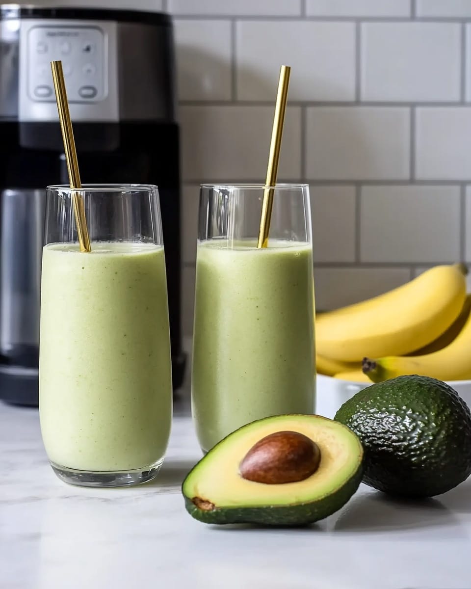 Creamy Coconut Avocado Smoothie Recipe - Recipe Image