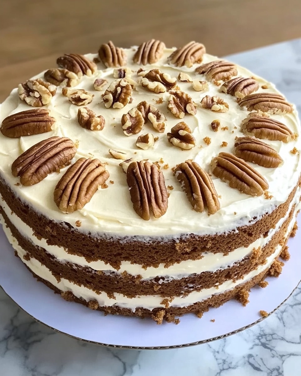 Classic Carrot Cake with Cream Cheese Frosting Recipe - Recipe Image