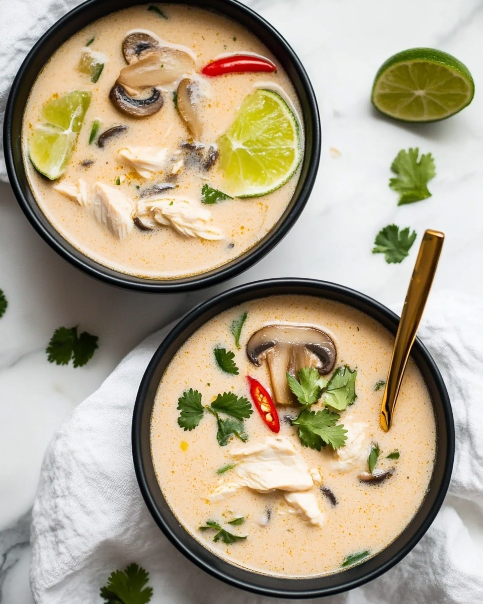 The Best Thai Coconut Soup Recipe - Recipe Image