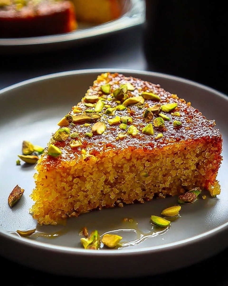 Flourless Orange Pistachio Cake with Honey Orange Glaze Recipe - Recipe Image