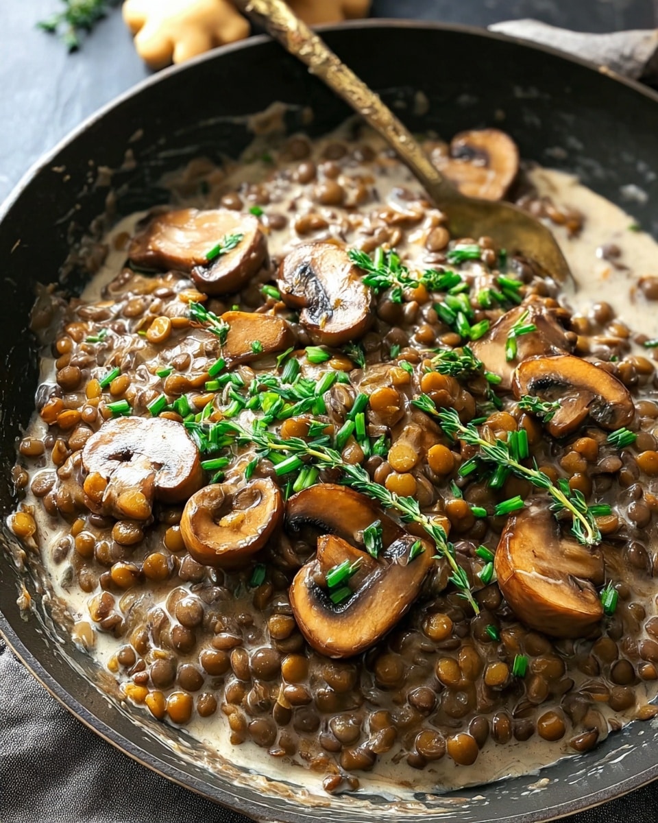 Lentil Mushroom Stroganoff Recipe - Recipe Image