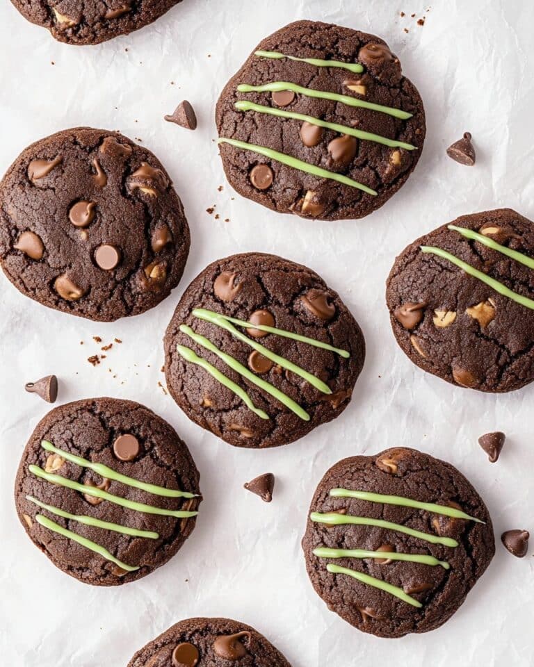 Chocolate Pistachio Kunafa Cookies Recipe