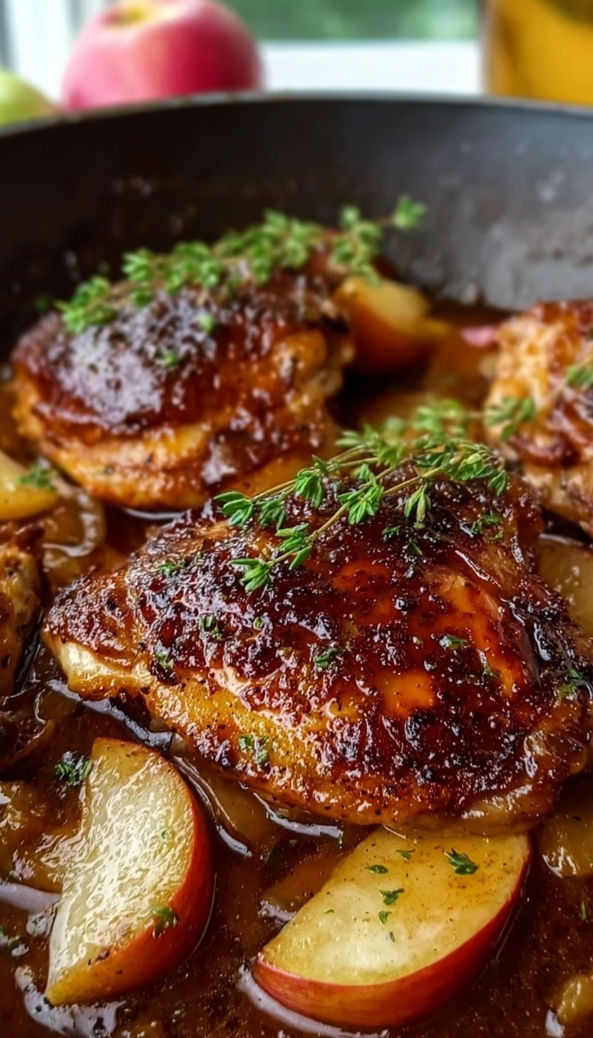 Apple Cider Glazed Chicken Recipe - Recipe Image