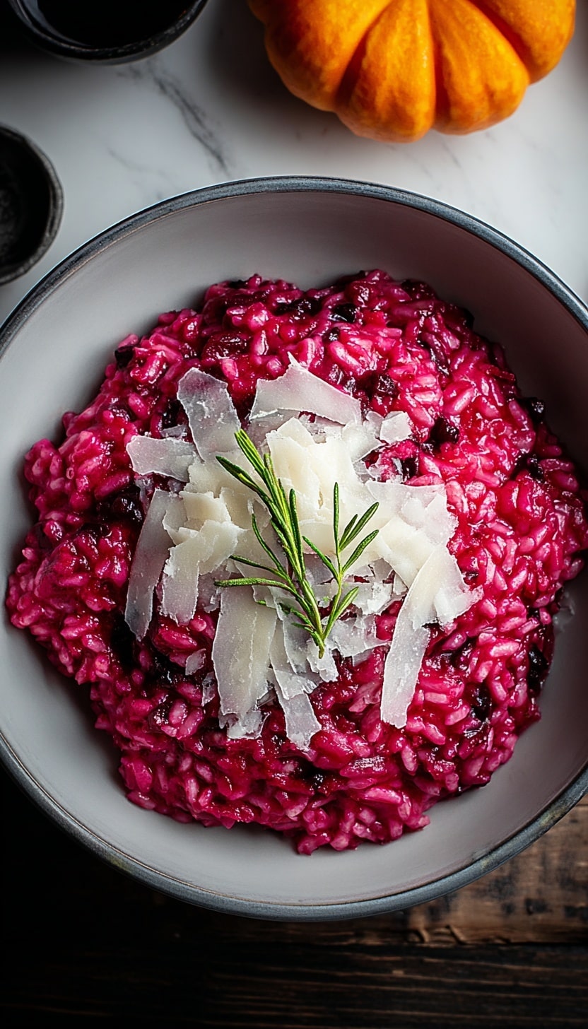 Bloody Beet Risotto Recipe - Recipe Image