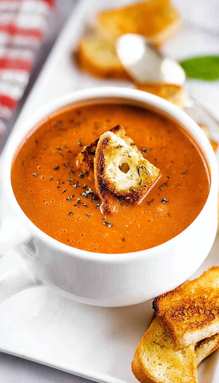 Roasted Tomato Basil Soup Recipe - Recipe Image