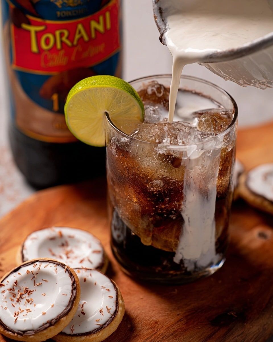 Delicious Classic Dirty Soda with Coconut, Lime, and Cream Recipe - Recipe Image