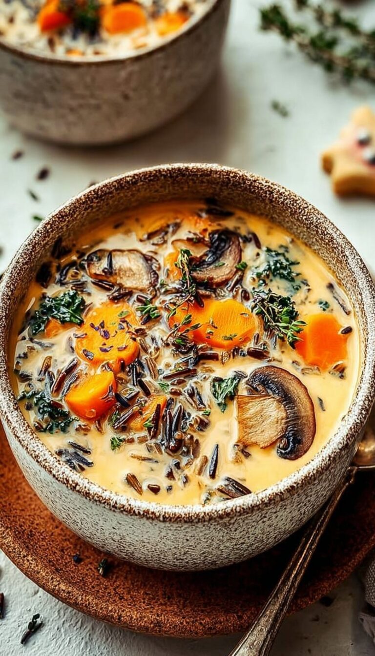 Autumn Wild Rice Soup Recipe