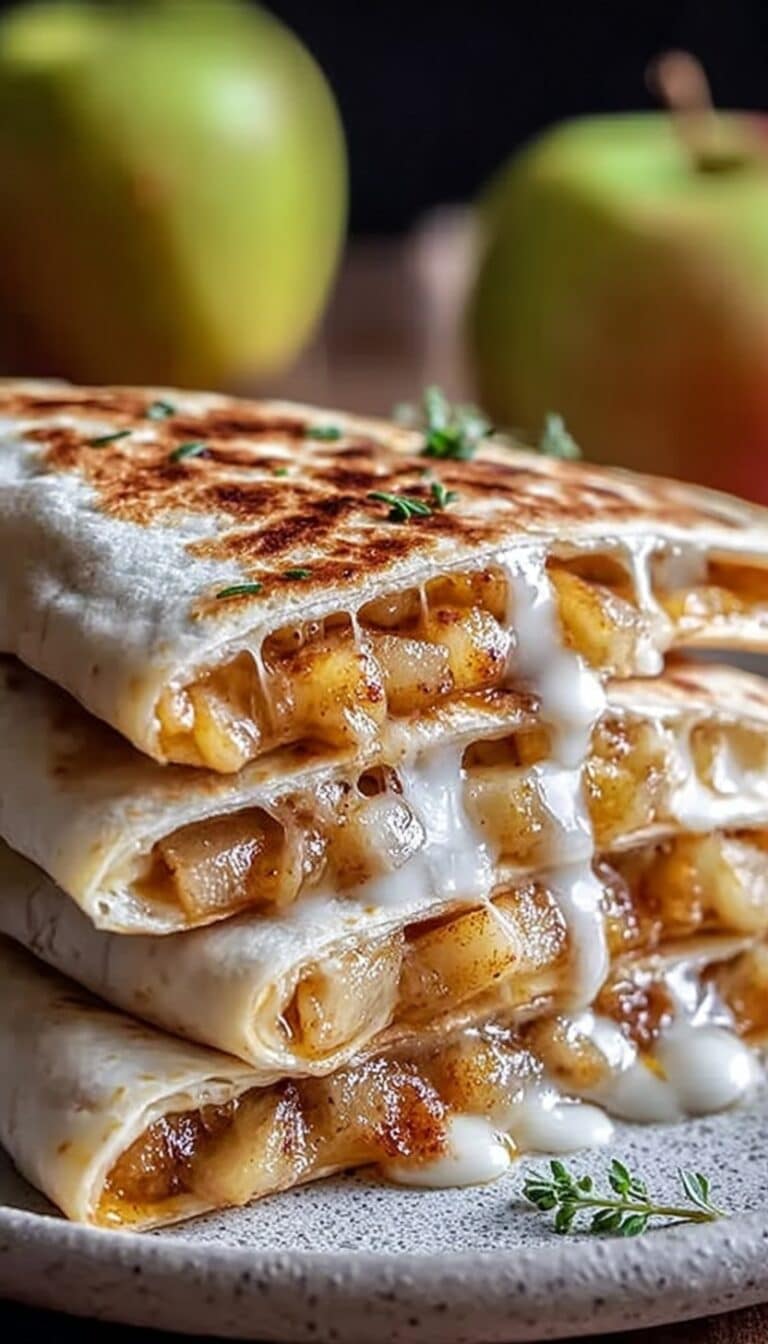 Apple Cinnamon Breakfast Quesadillas Recipe