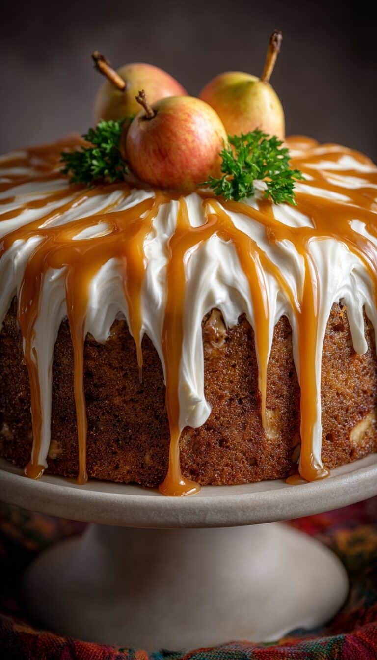 Caramel Apple Spice Cake Recipe