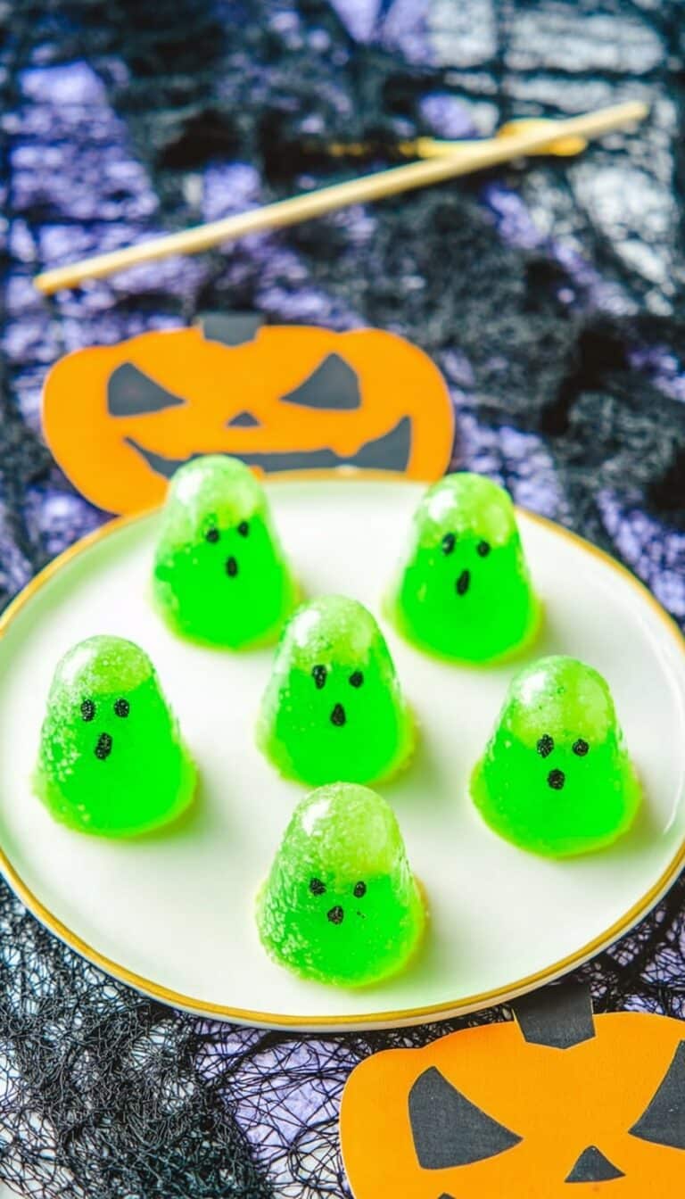 Spooky Ghost Jello Shots with Vodka Recipe