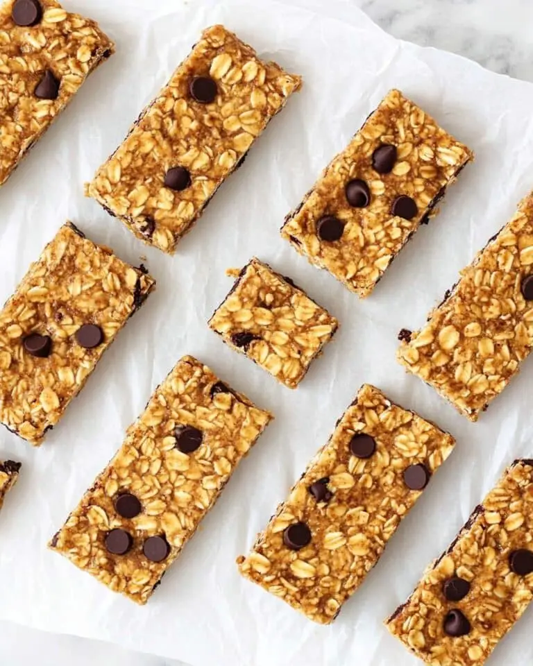 Homemade Peanut Butter Granola Bars with Chocolate Chips and Pepitas Recipe