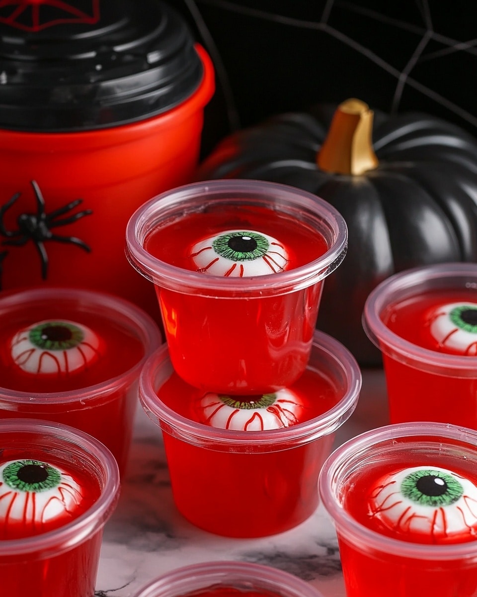 Halloween Eyeball Jello Shots Recipe - Recipe Image