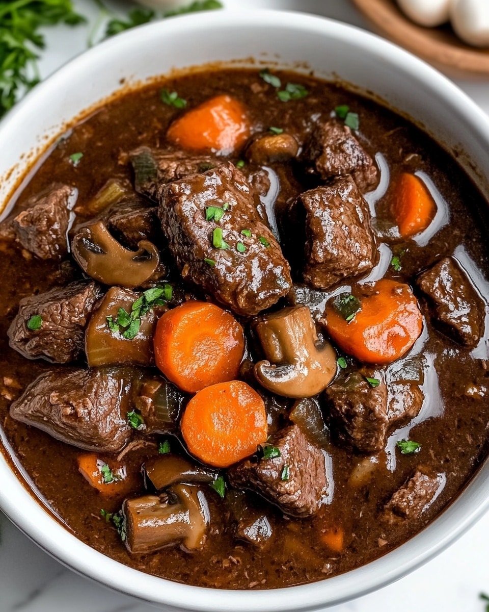 Slow Cooker Beef Bourguignon Recipe - Recipe Image