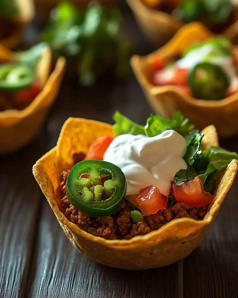 Mini Taco Salad Cups for School Lunch Recipe