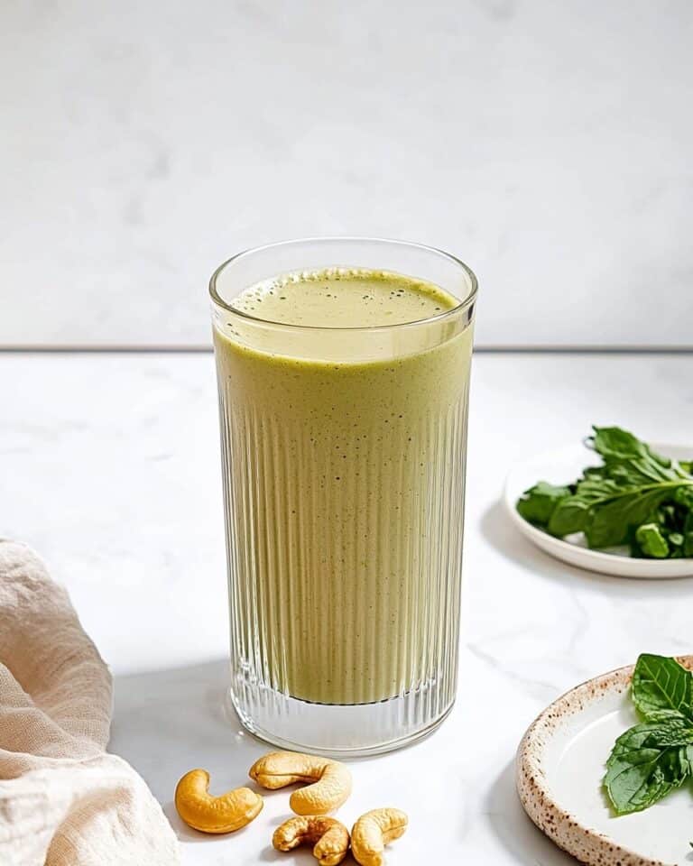 Mint Pineapple and Spinach Smoothie Recipe