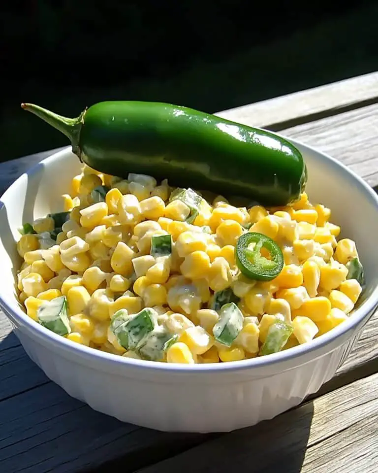 Creamy Mexican Corn with Jalapenos Recipe