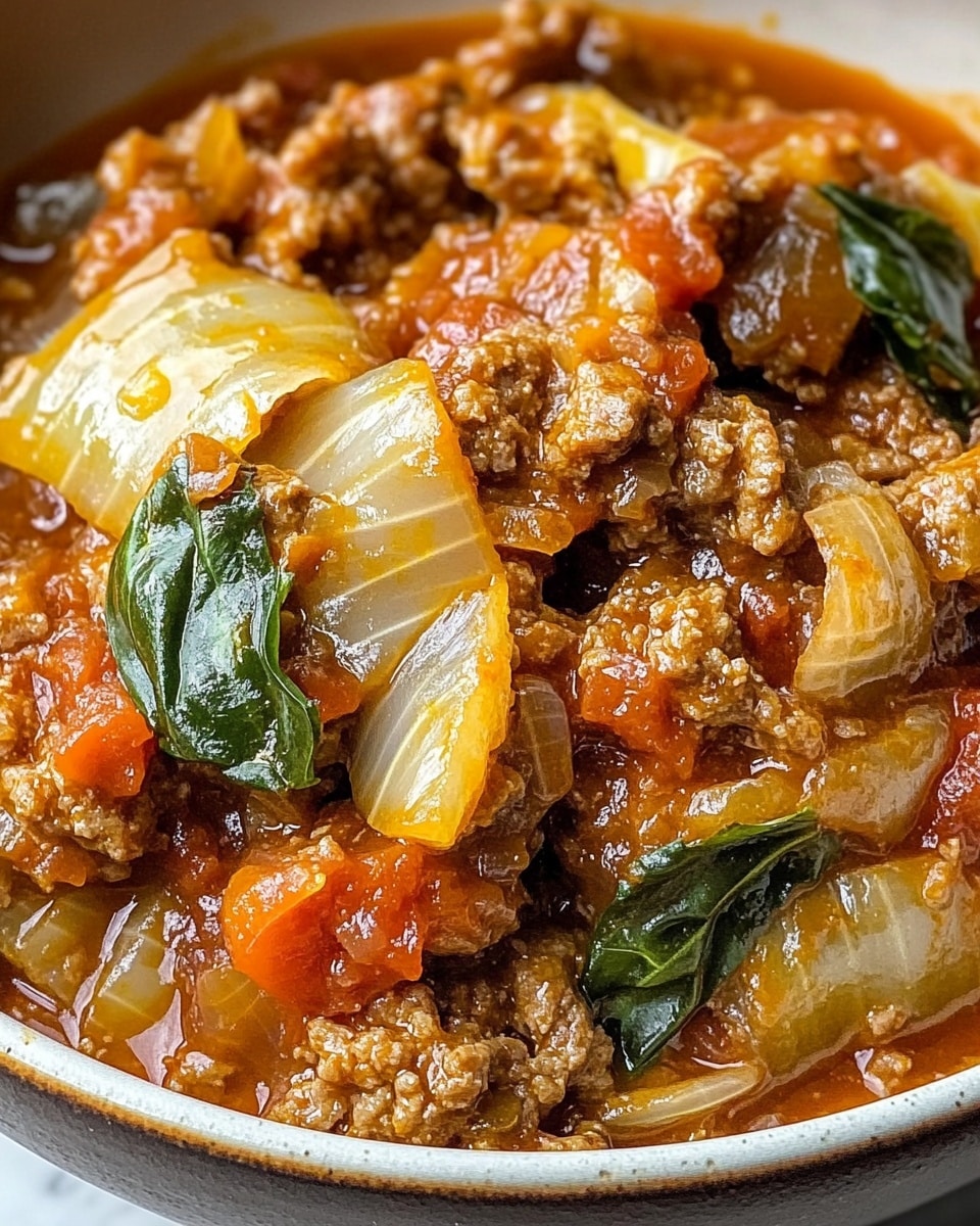 Slow Cooker Unstuffed Cabbage Rolls Recipe - Recipe Image