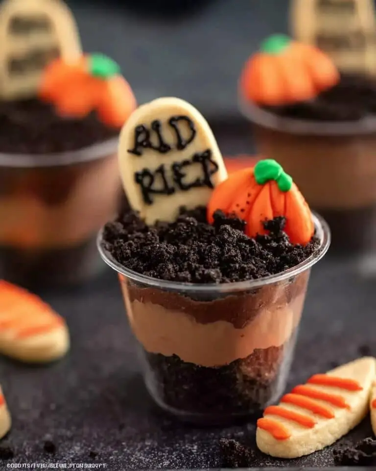 Halloween Dirt Cups Recipe