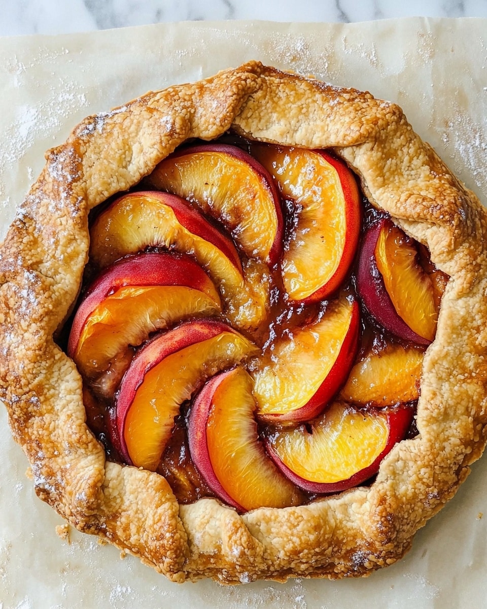 Peach Galette Recipe - Recipe Image