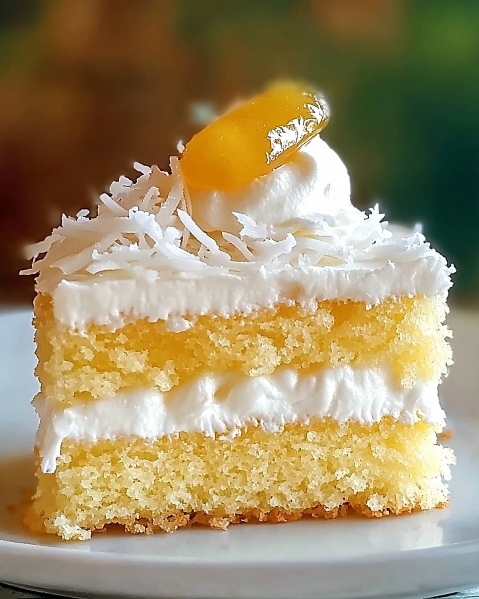 Pineapple Coconut Dream Cake Recipe - Recipe Image