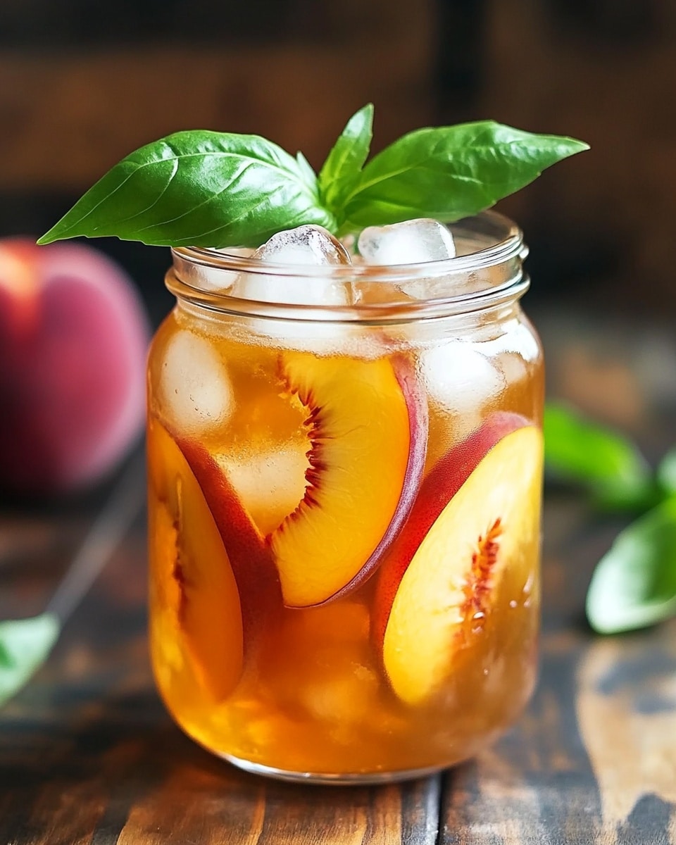 Southern Peach Tea Recipe - Recipe Image