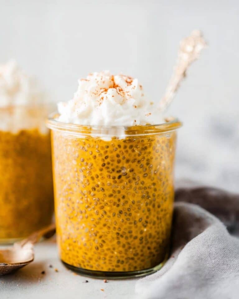 Creamy Pumpkin Chia Seed Pudding with Maple and Pumpkin Pie Spice Recipe