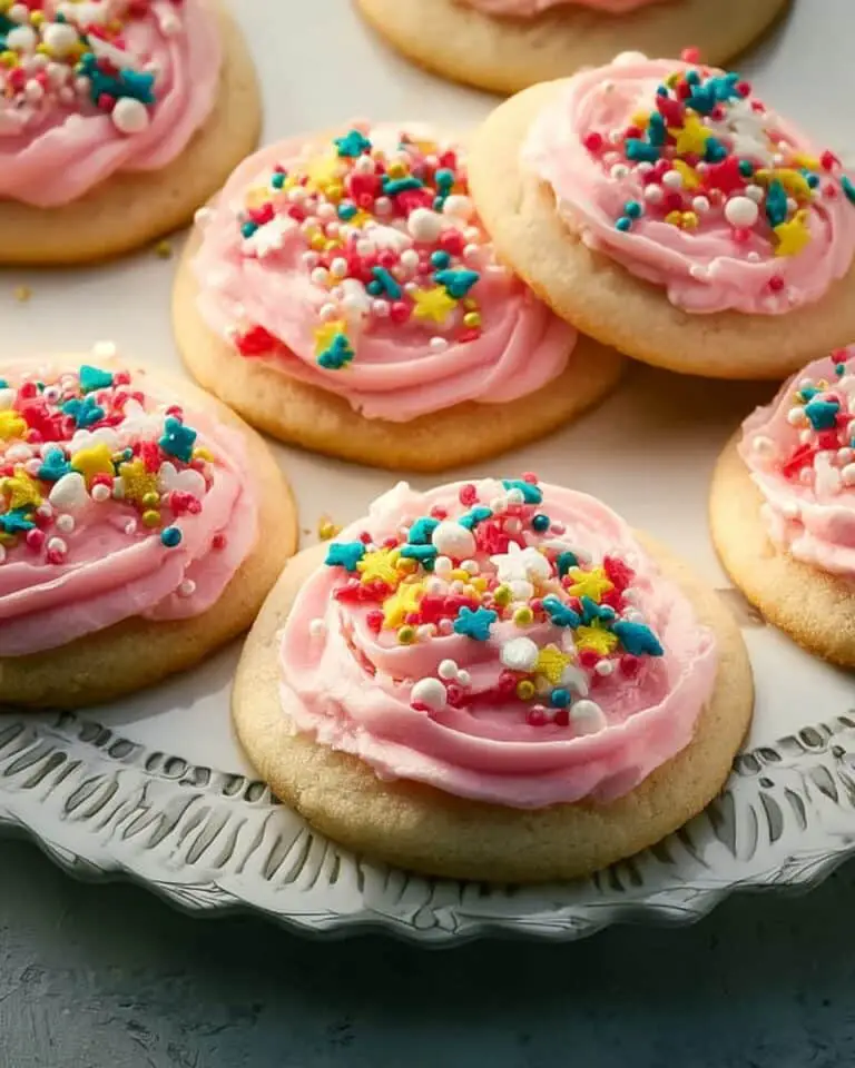 Soft Sugar Cookies with Decorative Sugar Recipe