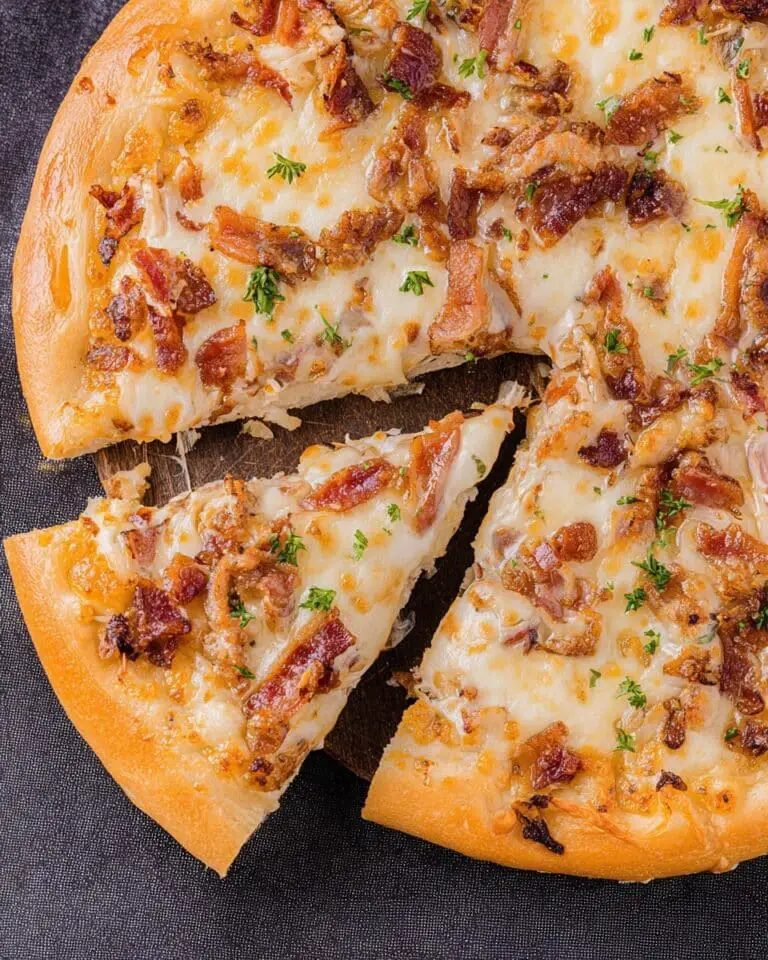Bacon Alfredo Pizza Recipe
