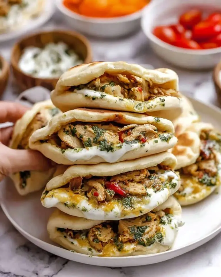 Chicken Pesto Pan Bread Recipe
